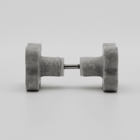 Hermes Grey Marble Clover Shower Screen Knob - Zephra - SHOWER SCREEN KNOBSST-SCCL-HGM