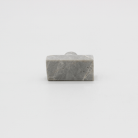Hermes Grey Marble Rectangular Cabinet Knob - Zephra - Cabinet HandleST-RCK-HGM
