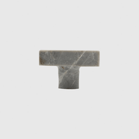Hermes Grey Marble Rectangular Cabinet Knob - Zephra - Cabinet HandleST-RCK-HGM