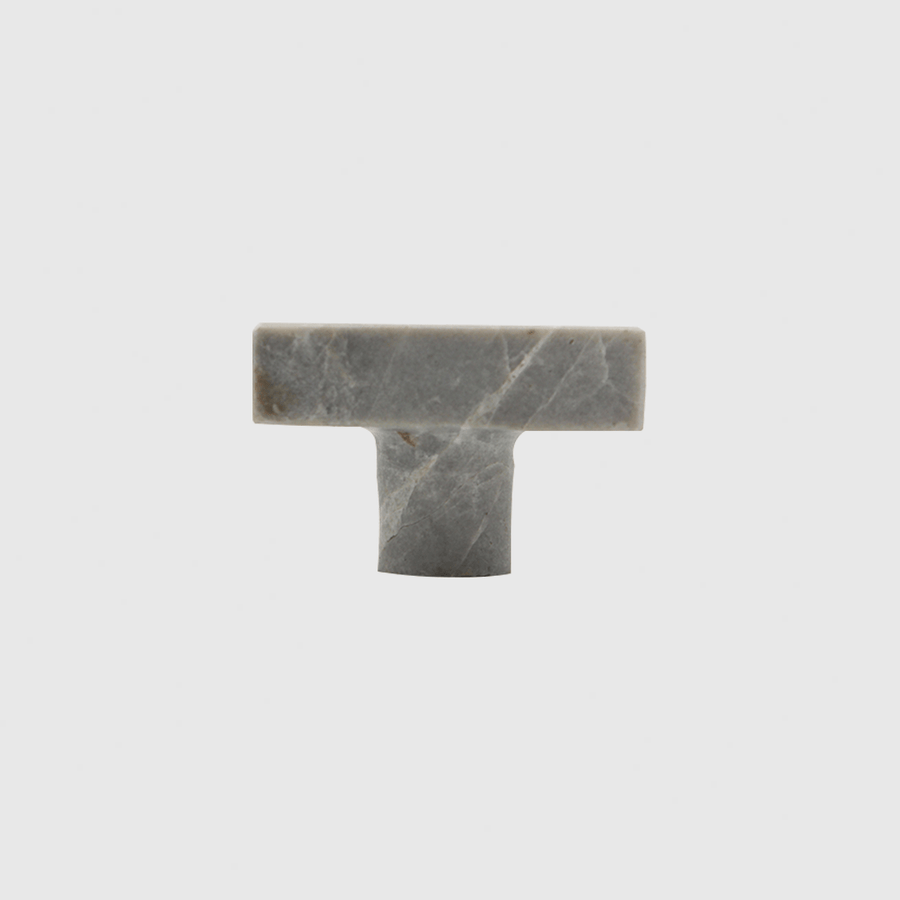 Hermes Grey Marble Rectangular Cabinet Knob - Zephra - Cabinet HandleST-RCK-HGM