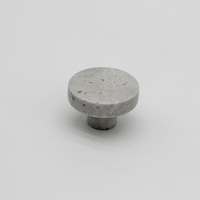 Hermes Grey Marble Round Cabinet Knob - Zephra - Cabinet HandleST-RNDCK-HGM