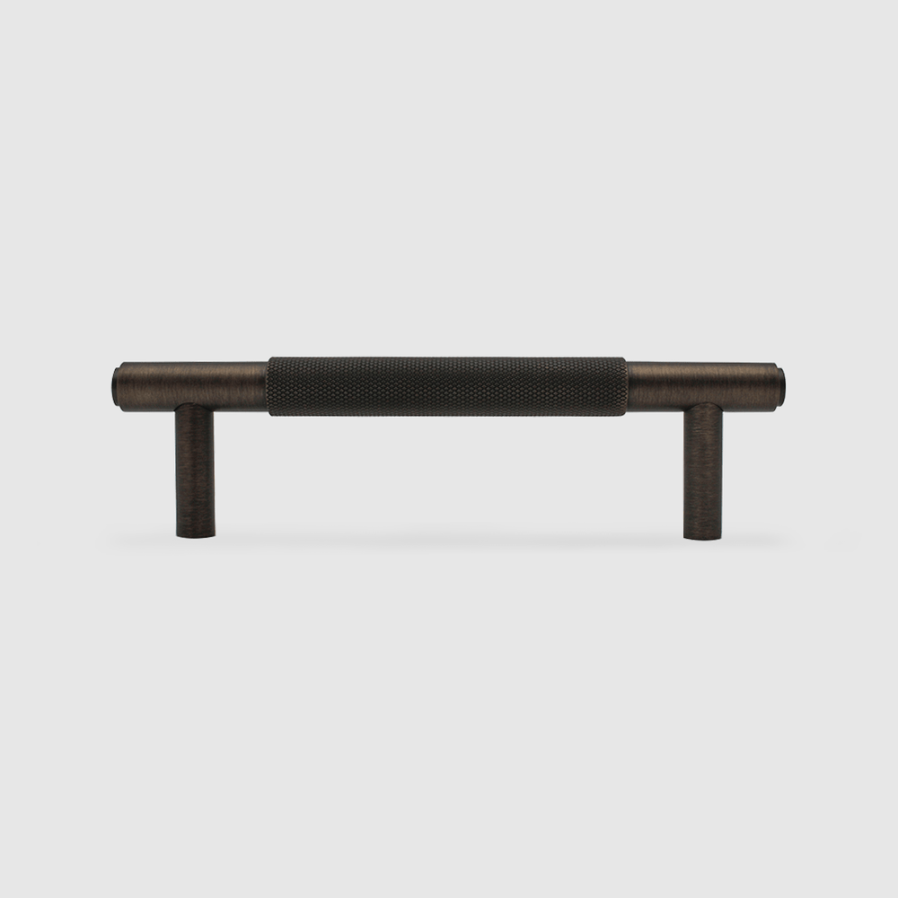 Knurled Aged Bronze Cabinet Handle - 170mm - Zephra - Small Cabinet HandleKN - CP - 165 - AB