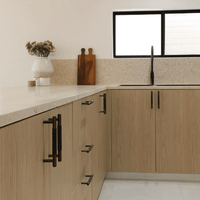 Knurled Aged Bronze Cabinet Handle - 170mm - Zephra - Small Cabinet HandleKN-CP-170-AB