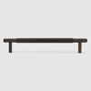 Knurled Aged Bronze Stainless Steel Cabinet Pull Handle 270mm
