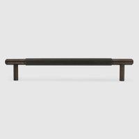 Knurled Aged Bronze Cabinet Handle - 270mm - Zephra - Large Cabinet HandleKN - CP - 270 - AB