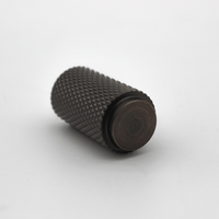 Knurled Aged Bronze Cabinet Knob - Zephra - Cabinet KnobKN - CP - AB