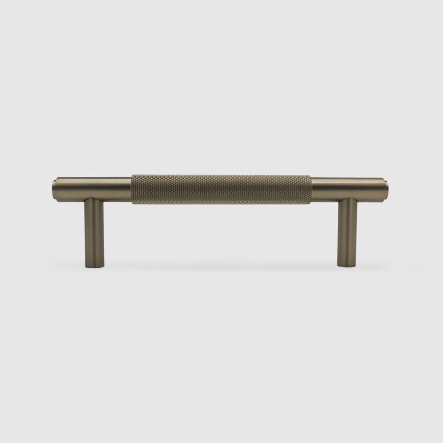 Knurled Brushed Gold Cabinet Handle - 170mm - Zephra - Small Cabinet HandleKN - CP - 165 - BG