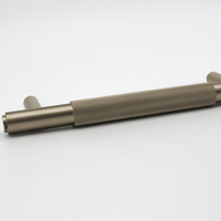 Knurled Brushed Gold Cabinet Handle - 170mm - Zephra - Small Cabinet HandleKN - CP - 165 - BG