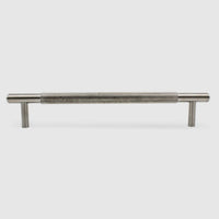 Knurled Brushed Nickel Cabinet Handle - 270mm - Zephra - Large Cabinet HandleKN - CP - 270 - BN