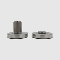 Knurled Brushed Nickel Privacy Lock - Zephra - Privacy LockKN - PL - BN