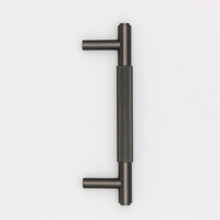 Knurled Gunmetal Cabinet Handle - 170mm - Zephra - Small Cabinet HandleKN - CP - 165 - GM