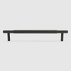 Knurled Gunmetal Stainless Steel Cabinet Pull Handle 270mm