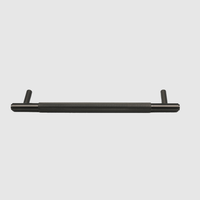 Knurled Gunmetal Cabinet Handle - 270mm - Zephra - Large Cabinet HandleKN - CP - 270 - GM