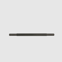 Knurled Gunmetal Cabinet Handle - 270mm - Zephra - Large Cabinet HandleKN - CP - 270 - GM