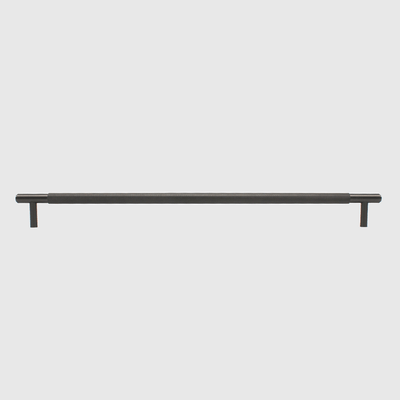 Knurled Gunmetal Stainless Steel Cabinet Pull Handle 500mm