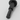 Knurled Matte Black Door Stop - Zephra - Door StopKN - DS - MB