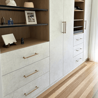 Linear Brushed Gold Cabinet Handle - 265mm - Zephra - Cabinet HandleLIN-CP-265-BG