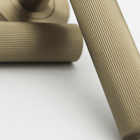Linear Brushed Gold Door Handle - Zephra - Door HandleLIN - DH - BG
