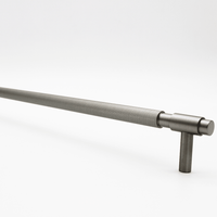 Linear Brushed Nickel Cabinet Pull - 500mm - Zephra - Cabinet HandleLIN-CP-500-BN