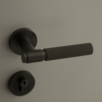 Linear Gunmetal Door Handle - Zephra - Door HandleLIN-DH-GM