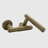 Luma Brushed Gold Door Handle - Zephra - Door HandleLUM-DH-BG