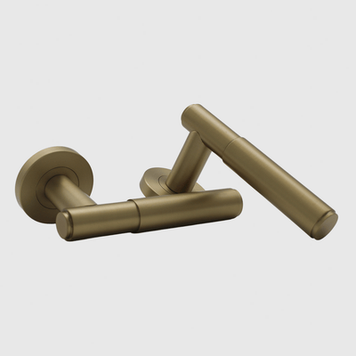 Luma Brushed Gold Stainless Steel Door Handle