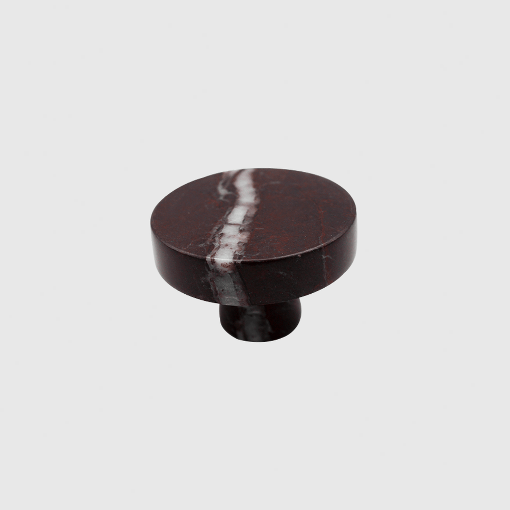 Rosso Levanto Round Cabinet Knob - Zephra - Cabinet HandleST-RNDCK-R