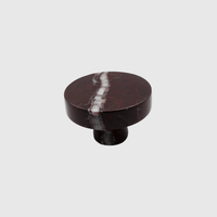 Rosso Levanto Round Cabinet Knob - Zephra - Cabinet HandleST-RNDCK-R