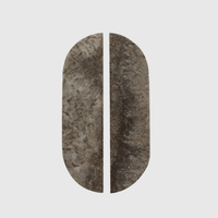 Silver Travertine Cabinet Pull 160mm (Sold as Pair) - Zephra - Cabinet HandleST-CP-160-STV