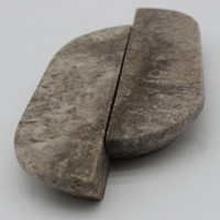 Silver Travertine Cabinet Pull 160mm (Sold as Pair) - Zephra - Cabinet HandleST-CP-160-STV