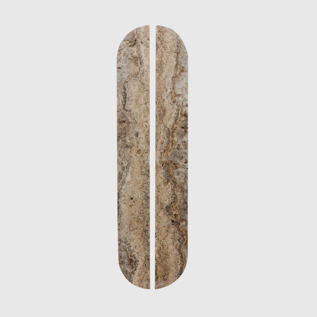 Silver Travertine Cabinet Pull 320mm (Sold as Pair) - Zephra - Cabinet HandleST-CP-320-STV