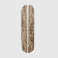 Silver Travertine Cabinet Pull 320mm (Sold as Pair) - Zephra - Cabinet HandleST-CP-320-STV