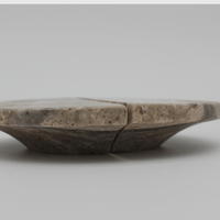 Silver Travertine Circular Cabinet Pull 160mm (Sold as Pair) - Zephra - Cabinet HandleST-CCP-160-STV
