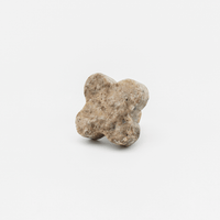 Silver Travertine Clover Cabinet Knob - Zephra - Cabinet HandleST-CLCK-STV