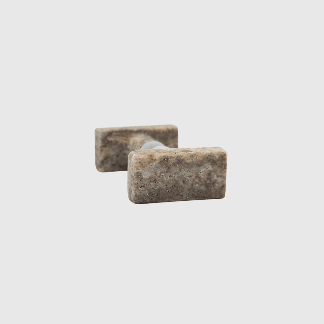Silver Travertine Rectanglular Shower Screen Knob - Zephra - SHOWER SCREEN KNOBSST-SCRECT-STV