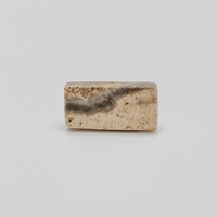 Silver Travertine Rectangular Cabinet Knob - Zephra - Cabinet HandleST-RCK-STV