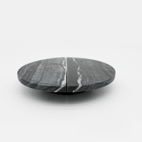 Silver Wave Marble Circular Cabinet Pull 160mm - Zephra - Cabinet HandleST - CCP - 160 - SWM