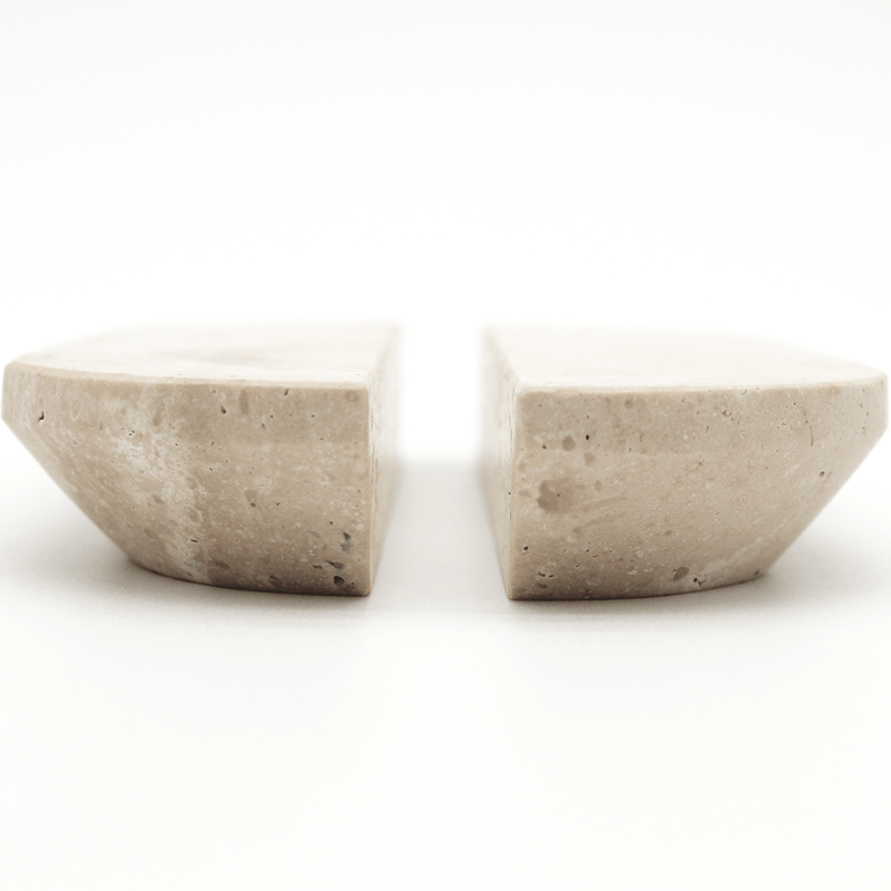Travertine Stone Cabinet Pull Handle 160mm (Pair) detail