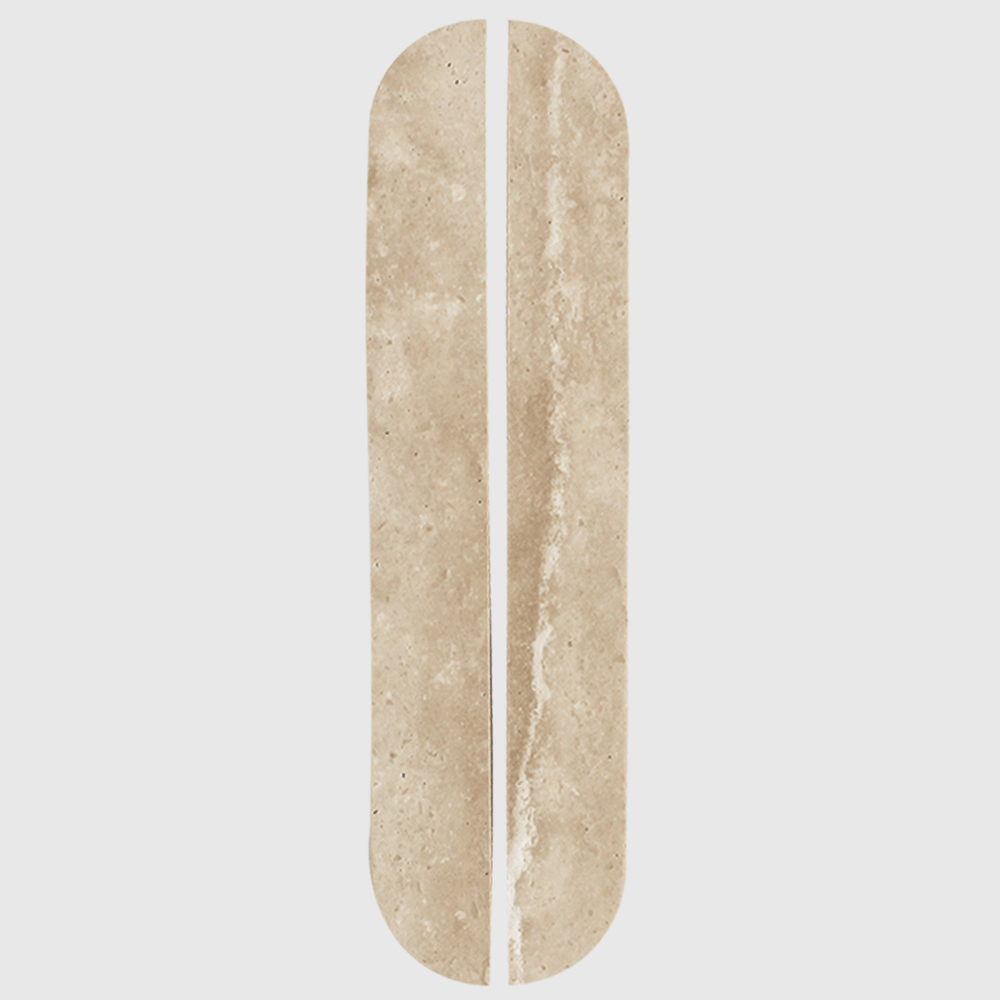 Travertine Cabinet Pull 500mm (Sold as Pair) - Zephra - Cabinet HandleST-CP-500-TV