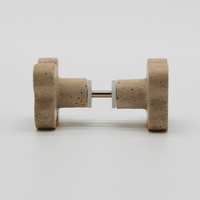 Travertine Clover Shower Screen Knob - Zephra - SHOWER SCREEN KNOBSST-SCCL-TV