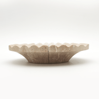 Travertine Fluted Circular Cabinet Pull 160mm - Zephra - Cabinet HandleST - CFCP - 160 - TV