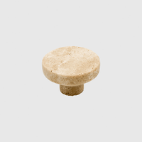 Travertine Round Cabinet Knob - Zephra - Cabinet HandleST-RNDCK-TV