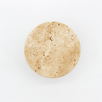 Travertine Round Cabinet Knob - Zephra - Cabinet HandleST-RNDCK-TV