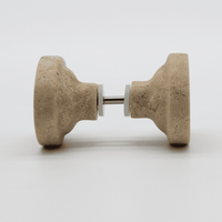 Travertine Round Shower Screen Knob - Zephra - SHOWER SCREEN KNOBSST-SCRND-TV