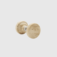 Travertine Round Shower Screen Knob - Zephra - SHOWER SCREEN KNOBSST-SCRND-TV