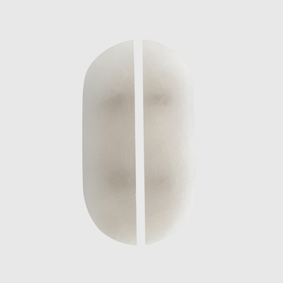 White Onyx Cabinet Pull Handle 160mm (Pair)
