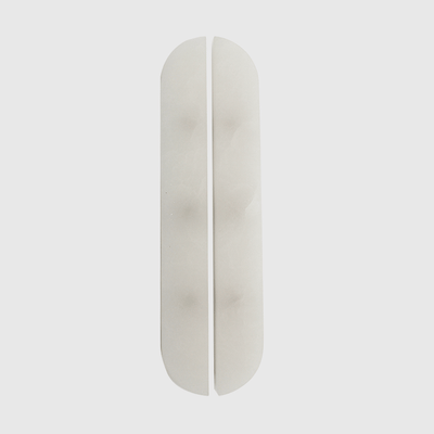 White Onyx Cabinet Pull Handle 320mm (Pair)