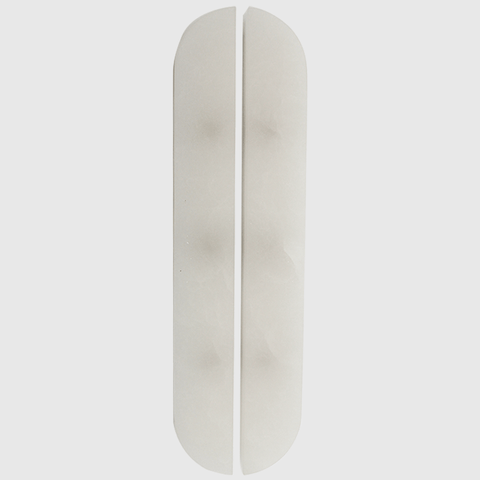 White Onyx Cabinet Pull Handle 500mm (Pair)