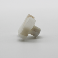 White onyx Clover Cabinet Knob - Zephra - Cabinet HandleST-CLCK-WO