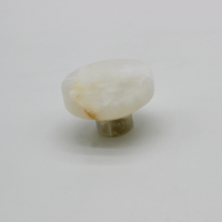 White onyx Round Cabinet Knob - Zephra - Cabinet HandleST-RNDCK-WO